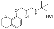 Tertatolol hydrochloride Struktur