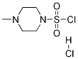 4-Methyl-1-piperazinesulfonyl Chloride Hydrochloride Structure