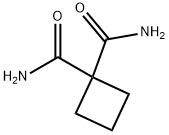 环丁烷-1,1-二甲酰胺, 33582-68-2, 结构式