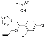 抑霉唑硝酸盐, 33586-66-2, 结构式