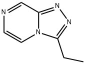 3-エチル-1,2,4-トリアゾロ[4,3-a]ピラジン 化学構造式