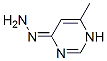 4(1H)-Pyrimidinone, 6-methyl-, hydrazone (9CI) Structure