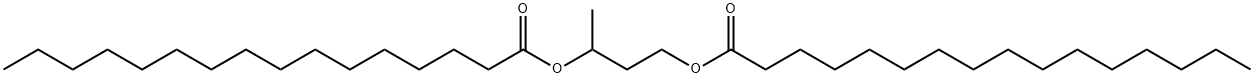 Bishexadecanoic acid (1-methyl-1,3-propanediyl) ester Structure