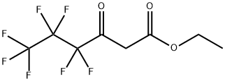 4,4,5,5,6,6,6-ヘプタフルオロ-3-オキソヘキサン酸エチル 化学構造式