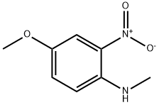 4-甲氧基-N-甲基-2-硝基苯胺, 3360-79-0, 结构式