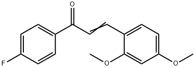 2,4-DIMETHOXY-4'-FLUOROCHALCONE, 97 Struktur