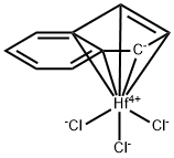 茚基三氯化铪(IV) 结构式