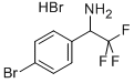 1-(4-溴苯基)-2,2,2-三氟乙胺氢溴酸,336105-43-2,结构式
