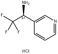 (S)-2,2,2-TRIFLUORO-1-PYRIDIN-3-YL-ETHYLAMINE HCL Structure