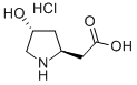 L-BETA-HOMOHYDROXYPROLINE HYDROCHLORIDE Structure