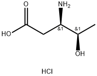 L-BATA-高苏氨酸盐酸盐, 336182-14-0, 结构式