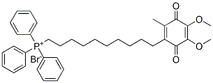 Phosphonium, 10-(4,5-dimethoxy-2-methyl-3,6-dioxo-1,4-cyclohexadien-1-yl)decyltriphenyl-, bromide|