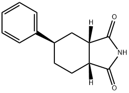 4-TRANS-PHENYLCYCLOHEXANE-(1R,2-CIS)-DICARBOXYLIC IMIDE Structure