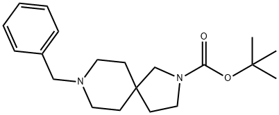 tert-Butyl 8-benzyl-2,8-diazaspiro[4.5]decane-2-carboxylate Structure