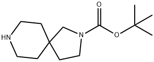 2,8-DIAZA-SPIRO[4.5]DECANE-2-CARBOXYLIC ACID TERT-BUTYL ESTER Struktur
