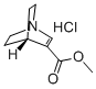 1-Azabicyclo[2.2.2]oct-2-ene-3-carboxylic acid methyl ester hydrochloride Structure