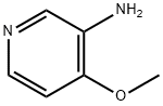 3-アミノ-4-メトキシピリジン 化学構造式