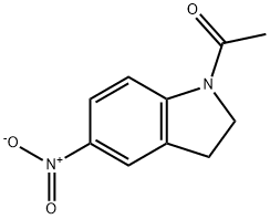 1-乙酰基-5-硝基二氢吲哚, 33632-27-8, 结构式