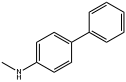 N-メチル-4-フェニルアニリン 化学構造式