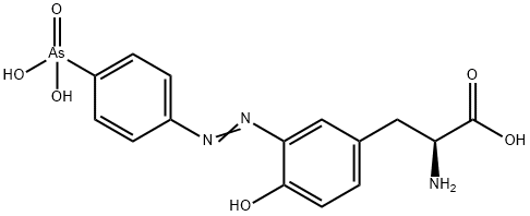 tyrosine-4-azobenzenearsonate Structure