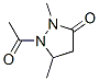 3-Pyrazolidinone,  1-acetyl-2,5-dimethyl- Struktur