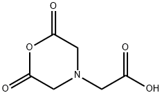 2,6-dioxo-N-(carboxymethyl)morpholine Structure