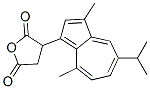 3,4-Dihydro-3-[3,8-dimethyl-5-(1-methylethyl)azulen-1-yl]-2,5-furandione Structure