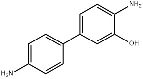 4,4'-ジアミノビフェニル-3-オール 化学構造式