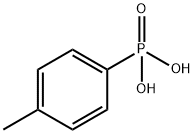4-メチルフェニルホスホン酸 化学構造式