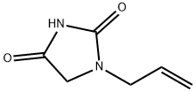 1-烯丙基乙内酰脲,3366-93-6,结构式