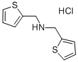 BIS(THIOPHENE-2-METHYL)AMINE HYDROCHLORIDE Structure