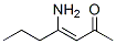 3-Hepten-2-one, 4-amino- (8CI) 结构式