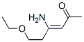 3-Hexen-2-one,  4-amino-6-ethoxy- Struktur