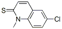 2(1H)-Quinolinethione,  6-chloro-1-methyl- Struktur