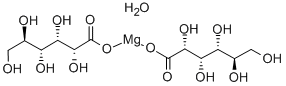 MAGNESIUM D-GLUCONATE HYDRATE 化学構造式