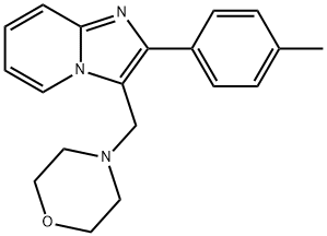 3-(Morpholinomethyl)-2-(p-tolyl)imidazo[1,2-a]pyridine Structure