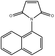 1-(1-萘基)-1H-吡咯-2,5-二酮, 3369-39-9, 结构式