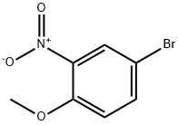 4-ブロモ-2-ニトロアニソール 化学構造式