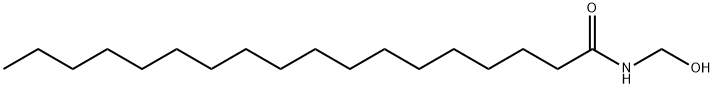 N-羟甲基硬脂酰胺,3370-35-2,结构式