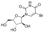 2,4 (1H, 3H)-Pyrimidinedione, 1-.beta.-D-arabinofuranosyl-5-bromo- Struktur