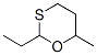 2-Ethyl-6-methyl-1,3-oxathiane Structure
