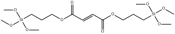 bis[3-(trimethoxysilyl)propyl] fumarate Structure