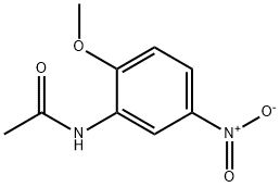N-(2-methoxy-5-nitrophenyl)acetamide 结构式