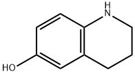 1,2,3,4-テトラヒドロ-6-キノリノール 化学構造式