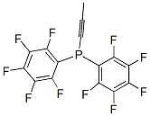 Bis(pentafluorophenyl)-1-propynylphosphine 结构式