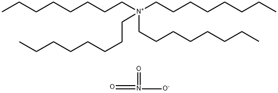 四辛基硝酸铵, 33734-52-0, 结构式
