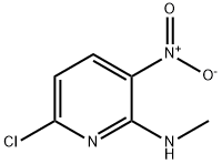 2-甲氨基-3-硝基-6-氯吡啶 结构式