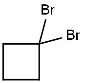 1,1-Dibromocyclobutane Structure