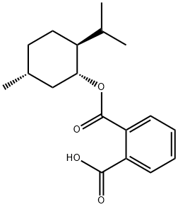 (-)-MONO-(1R)-MENTHYL PHTHALATE Structure