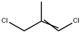 1,3-ジクロロ-2-メチル-1-プロペン 化学構造式